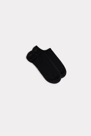 Chaussette Intimissimi Coton Footsies Homme Noir | FRAP4829