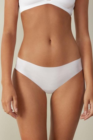Culotte Intimissimi Seamless Microfiber Femme Blanche | FRNB4461