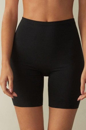 Culotte Intimissimi Seamless Supima® Coton Shorts Femme Noir | FRRW4377
