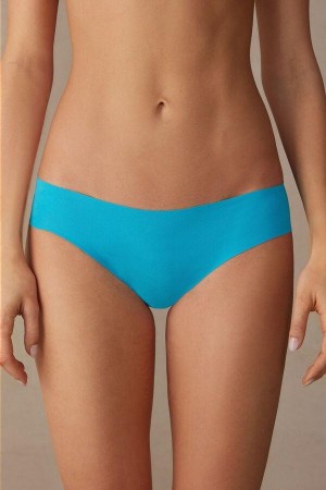 Culotte Intimissimi Seamless Supima® Coton Femme Turquoise | FRHK4417