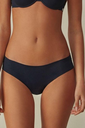 Culotte Intimissimi Seamless Supima® Coton Femme Bleu | FREX4457