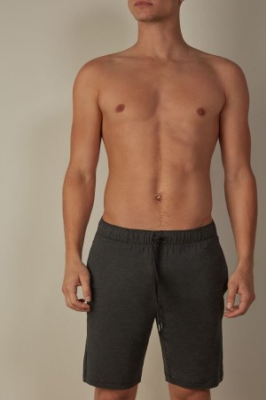 Short Intimissimi Silk and Modal Homme Grise Foncé | FREX5019