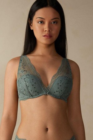 Soutien Gorge Intimissimi Prairie Bouquet Giorgia Balconette Femme Vert | FRQZ3600