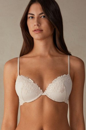 Soutien Gorge Intimissimi Pretty Flowers Bellissima Push-up Femme Rose | FRGL3334